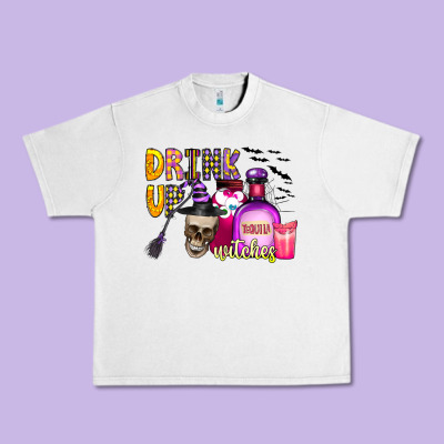 Drink Up Witches Urban Heavy Tee Designed By Cowhidedigitalart