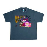 Midnight Navy drink up witches Urban Heavy Tee - CowhideDigitalArt
