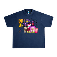 Navy drink up witches Urban Heavy Tee - CowhideDigitalArt