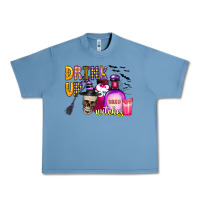 Pebble Blue drink up witches Urban Heavy Tee - CowhideDigitalArt