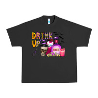 Pigment Black drink up witches Urban Heavy Tee - CowhideDigitalArt