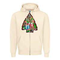 Sandshell arrowhead christmas gifts Zipper Hoodie - AdoDesignShop
