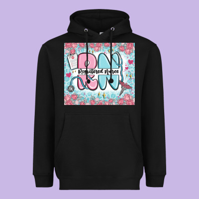 Registered Nurse Rn Heavyweight Hoodie Designed By Maliassmallbusiness