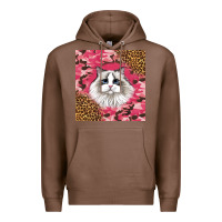 Chestnut ragdoll cat Premium Hoodie - LillyAllenDesigns