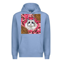 Colony Blue ragdoll cat Premium Hoodie - LillyAllenDesigns