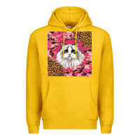 Lemon ragdoll cat Premium Hoodie - LillyAllenDesigns