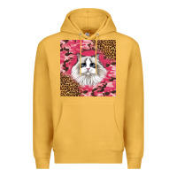 Mustard ragdoll cat Premium Hoodie - LillyAllenDesigns