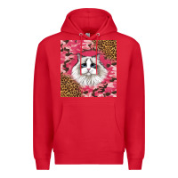 Red ragdoll cat Premium Hoodie - LillyAllenDesigns