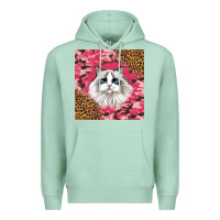Seafoam ragdoll cat Premium Hoodie - LillyAllenDesigns