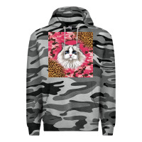 Slate Camo ragdoll cat Premium Hoodie - LillyAllenDesigns