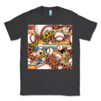 Smoke baseball leopard cowhide sunflower seamless pattern Classic Tee - JahusDesignShop