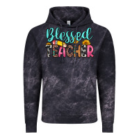 Cloud Black blessed teacher Vintage Hoodie - Zillion Design Studio