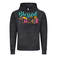 Blessed Teacher Vintage Hoodie | Teevron