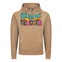 Vintage Coffee blessed teacher Vintage Hoodie - Zillion Design Studio