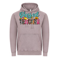 Vintage Zinc blessed teacher Vintage Hoodie - Zillion Design Studio