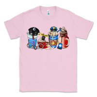 Bubblegum Pink police coffee cup Classic Tee - AdoDesignShop