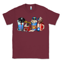 Burgundy police coffee cup Classic Tee - AdoDesignShop