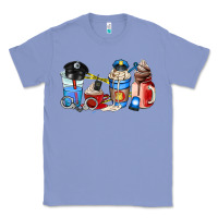 Colony Blue police coffee cup Classic Tee - AdoDesignShop