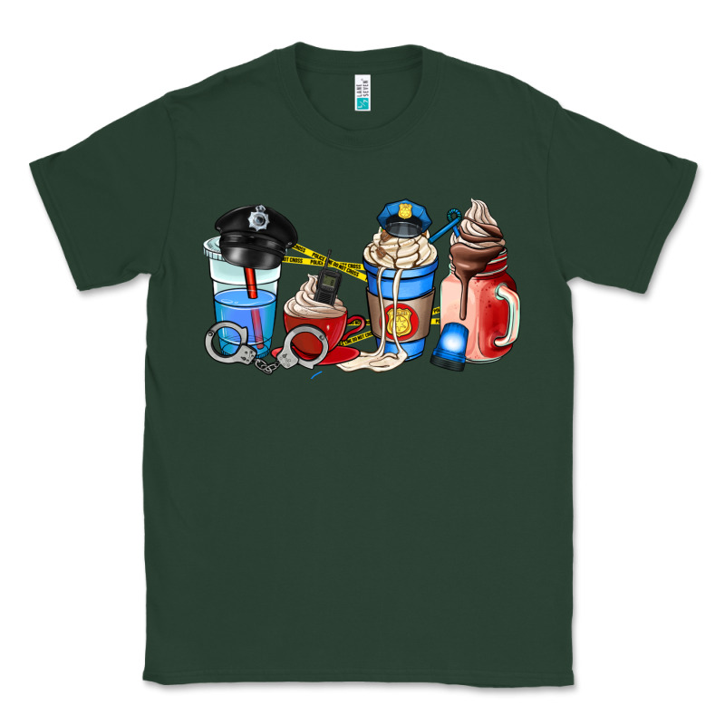 Police Coffee Cup Classic Tee by AdoDesignShop | Teevron