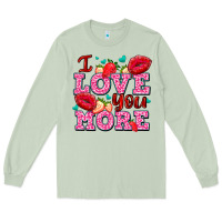 Matcha i love you more with lips and strawberry Long Sleeve Tee - AdoDesignShop