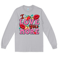 Moon Dust i love you more with lips and strawberry Long Sleeve Tee - AdoDesignShop