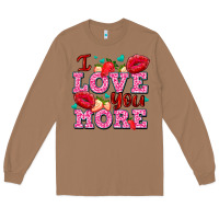 Toasted Coconut i love you more with lips and strawberry Long Sleeve Tee - AdoDesignShop