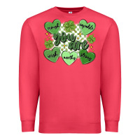 Cardinal st. patrick's day positive affirmations Premium Sweatshirt - MaliasSmallBusiness