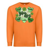Carrot st. patrick's day positive affirmations Premium Sweatshirt - MaliasSmallBusiness