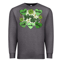 Charcoal Heather st. patrick's day positive affirmations Premium Sweatshirt - MaliasSmallBusiness