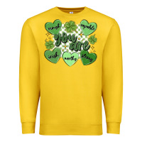 Lemon st. patrick's day positive affirmations Premium Sweatshirt - MaliasSmallBusiness
