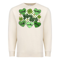 Sandshell st. patrick's day positive affirmations Premium Sweatshirt - MaliasSmallBusiness