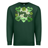 Sports Green st. patrick's day positive affirmations Premium Sweatshirt - MaliasSmallBusiness