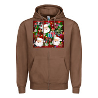 Chestnut santa christmas Zipper Hoodie - AdoDesignShop