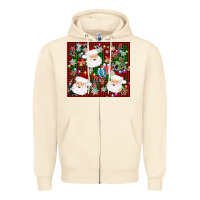 Sandshell santa christmas Zipper Hoodie - AdoDesignShop