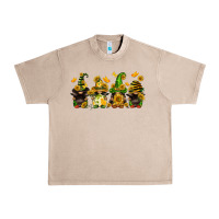 French Oak sunflower gnomies Urban Heavy Tee - FaDigitalArtStudio