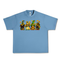 Pebble Blue sunflower gnomies Urban Heavy Tee - FaDigitalArtStudio