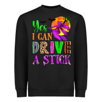 Black yes i can drive a stick Heavyweight Sweatshirt - Zillion Design Studio