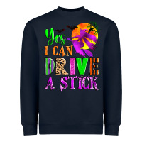 Navy yes i can drive a stick Heavyweight Sweatshirt - Zillion Design Studio