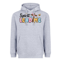 Heather Grey spirit lead me Heavyweight Hoodie - MaliasSmallBusiness