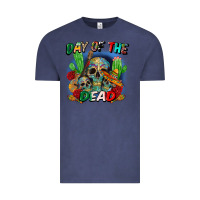 Vintage Denim day of the dead Vintage Tee - CTS Tumbler Store