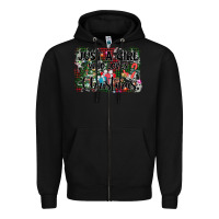 Black just a girl who loves christmas Zipper Hoodie - AdoDesignShop