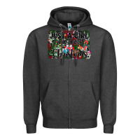 Charcoal Heather just a girl who loves christmas Zipper Hoodie - AdoDesignShop