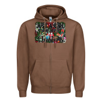 Chestnut just a girl who loves christmas Zipper Hoodie - AdoDesignShop