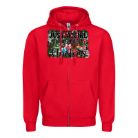 Red just a girl who loves christmas Zipper Hoodie - AdoDesignShop