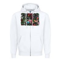 White just a girl who loves christmas Zipper Hoodie - AdoDesignShop