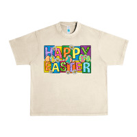 Sandshell happy easter with eggs Urban Heavy Tee - Neo Western