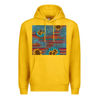 Lemon sunflower gemstone serape tumbler Premium Hoodie - AdoDesignShop