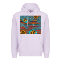 Lilac sunflower gemstone serape tumbler Premium Hoodie - AdoDesignShop