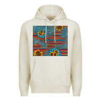 Oatmeal Heather sunflower gemstone serape tumbler Premium Hoodie - AdoDesignShop