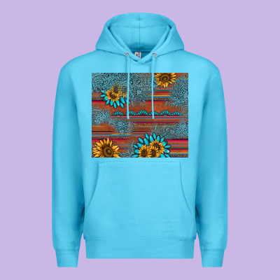 Sunflower Gemstone Serape Tumbler Premium Hoodie Designed By Adodesignshop